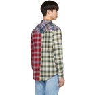 Isabel Marant Red Patchwork Billy Shirt