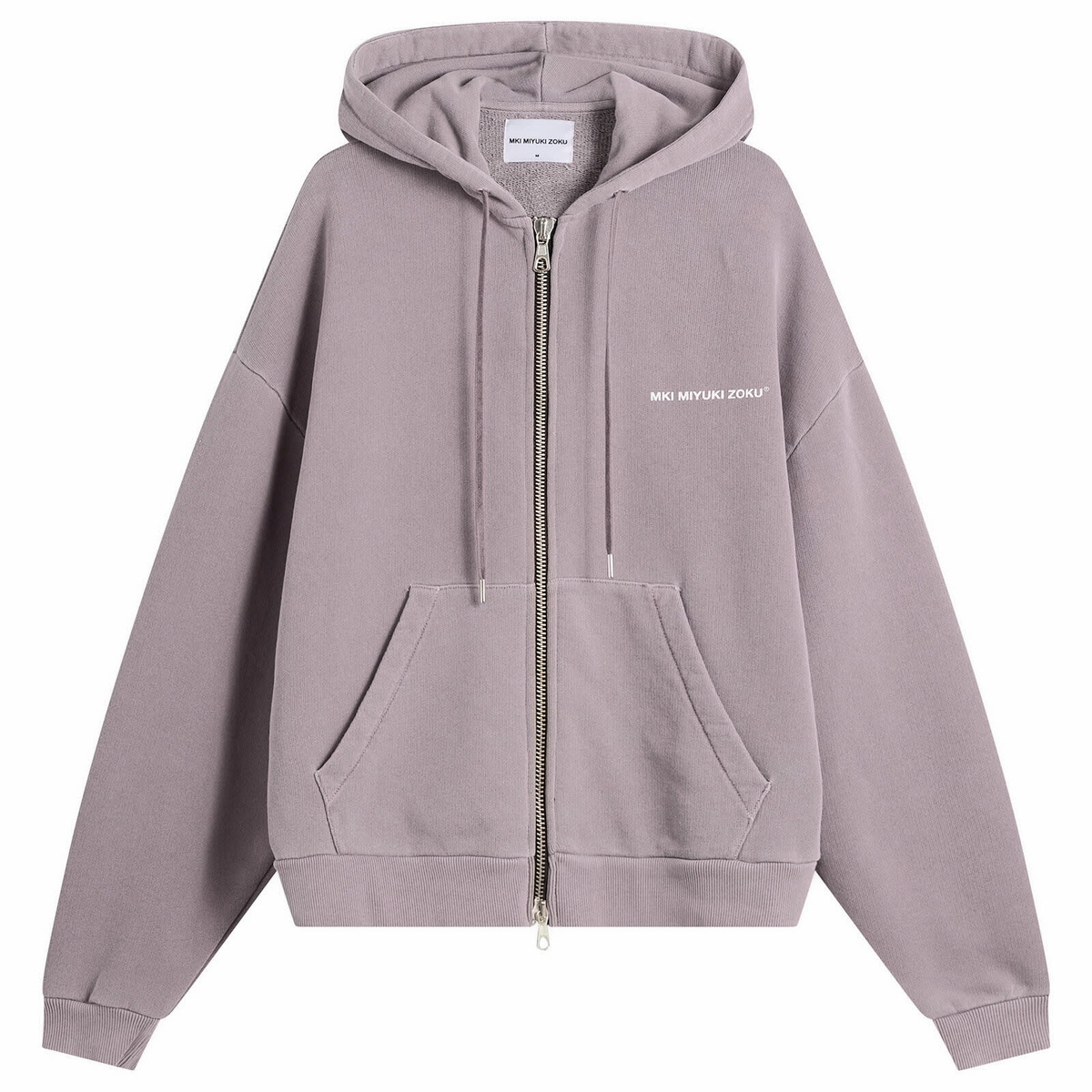 MKI Men's Uniform Zip Hoody in Pigment Raisin