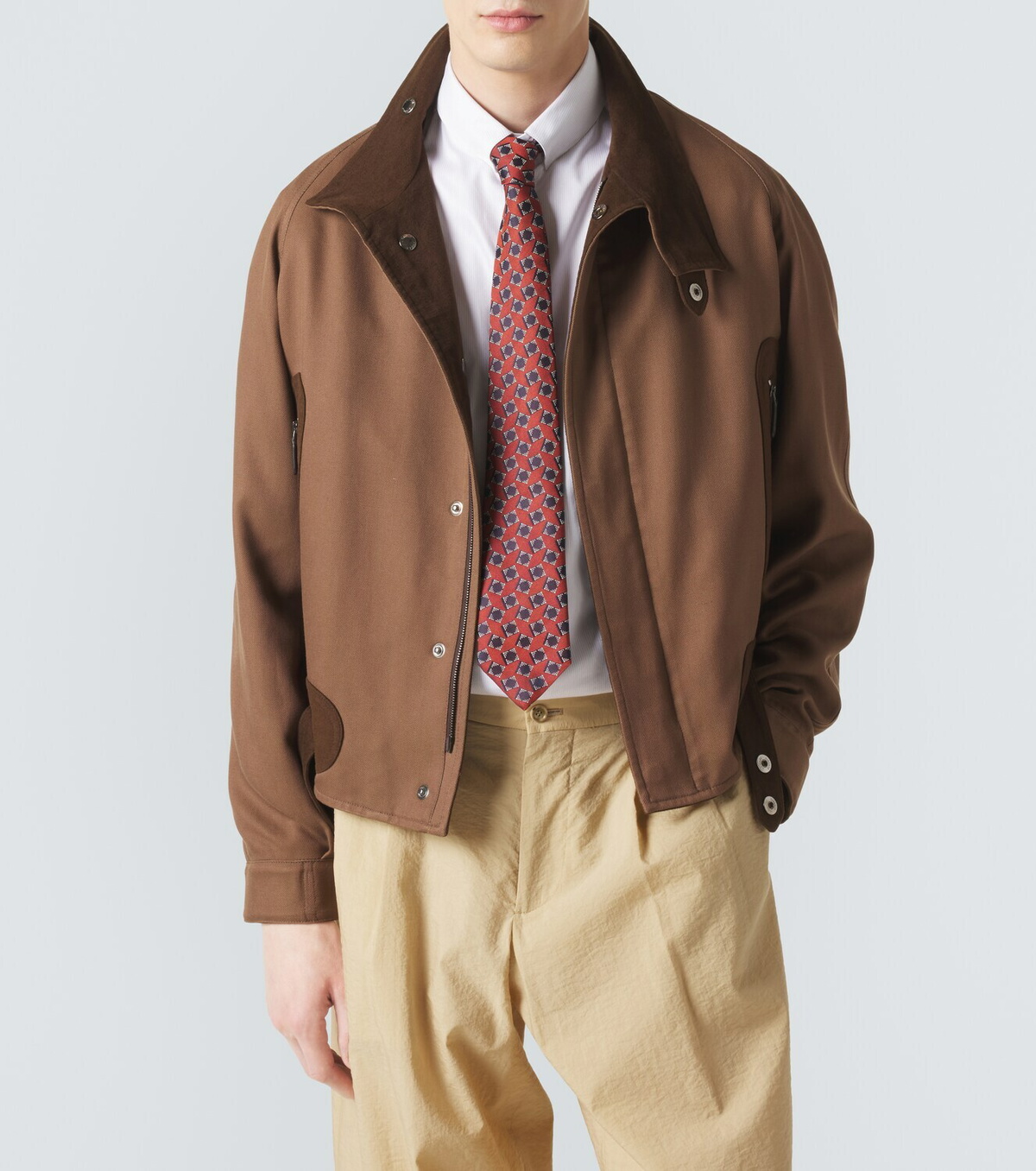 Giorgio Armani Silk bomber jacket