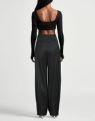 Peter Do Womens Pants in Black