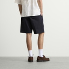 NN07 Men's Kay Pleated Shorts in Navy Blue