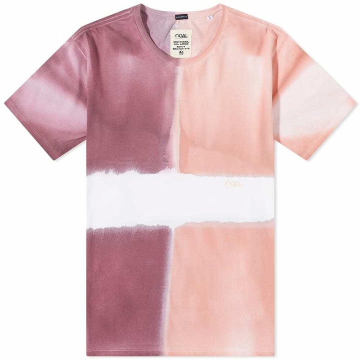 Photo: Nanamica Men's Split Tie Dye T-Shirt in Pink