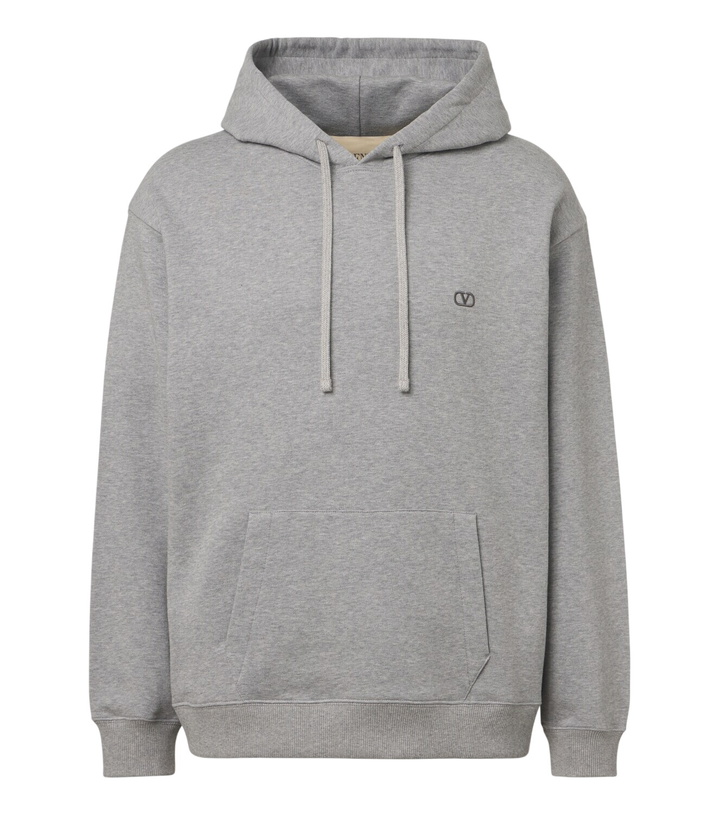 Photo: Valentino VLogo cotton jersey hoodie