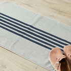 Baina Wylie Bath Mat in Ink/Sky