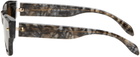 Alexander McQueen Brown Square Sunglasses