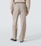 Stòffa Pleated wool wide-leg pants