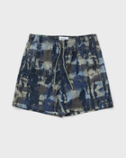 Norse Projects Hauge Printed Swimmers Blue - Mens - Swimwear