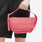 Pleats Please Issey Miyake Women's Half Moon Pleats Bag in Pink 