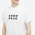 Snow Peak Men's Snowpeaker T-Shirt Camper in White