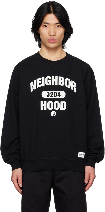 Photo: Neighborhood Black College Sweatshirt
