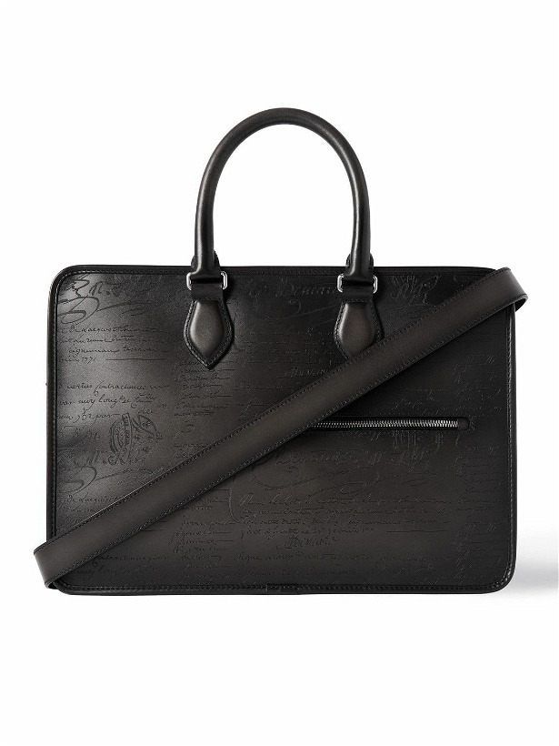 Photo: Berluti - Un Jour Mini Scritto Leather Briefcase