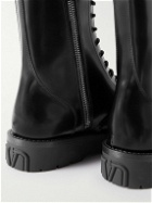 Valentino - Valentino Garavani Leather Boots - Black