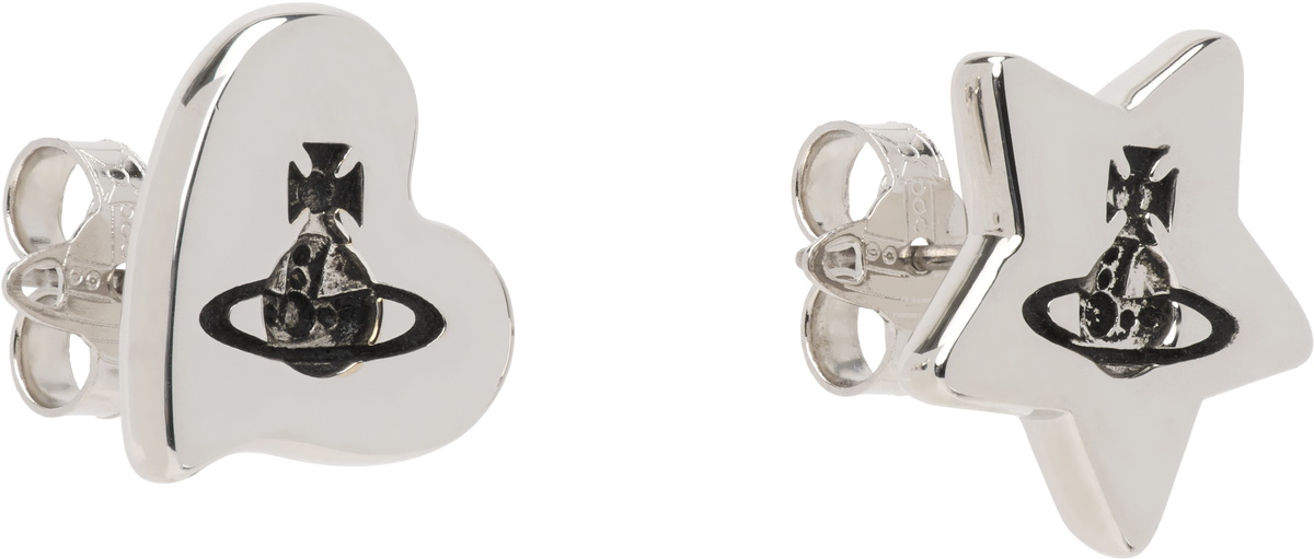 ★Vivienne Westwood★ Vivienne Westwood Priscilla Women's Ea Vivienne Westwood Silver Priscilla Earrings Vivienne Westwood