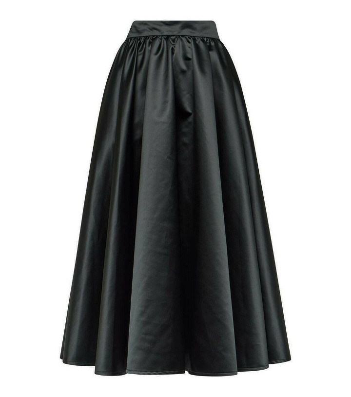 Photo: Patou High-rise duchesse satin maxi skirt