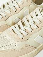 Veja - V-90 Suede and Leather Sneakers - Neutrals