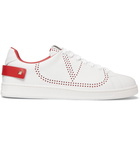 Valentino - Valentino Garavani Net Perforated Leather Sneakers - White