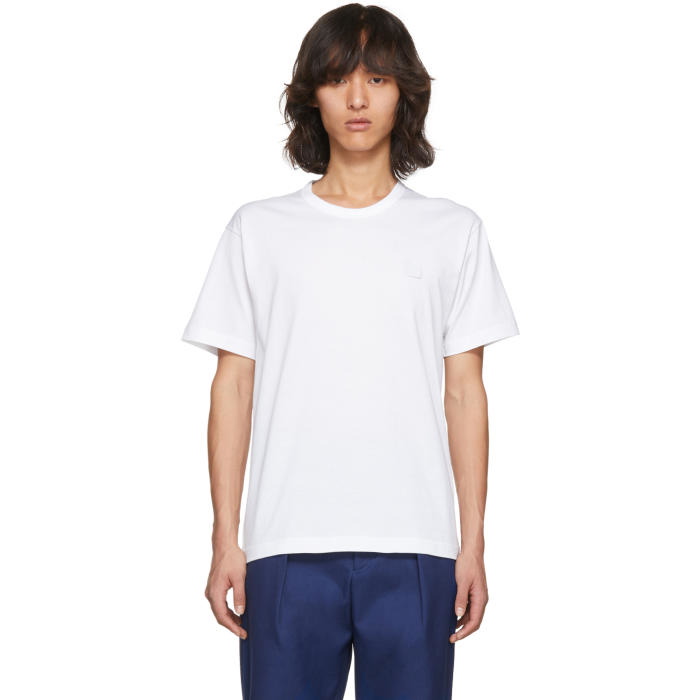 Photo: Acne Studios White Nash Face T-Shirt 