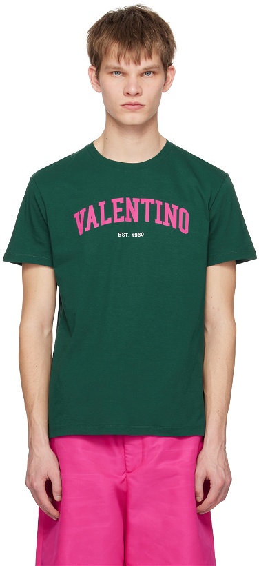Photo: Valentino Green Print T-Shirt