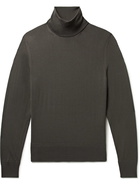 TOM FORD - Slim-Fit Merino Wool Rollneck Sweater - Green