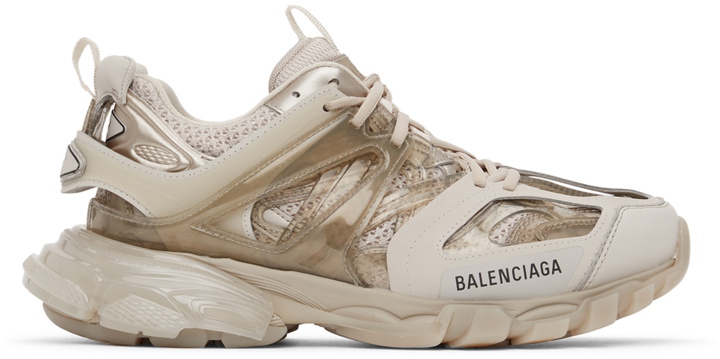 Photo: Balenciaga Grey Track Clear Sole Sneakers