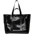 Off-White Black Leather Arrow Tote