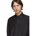 Givenchy Black Silk Poplin Shirt