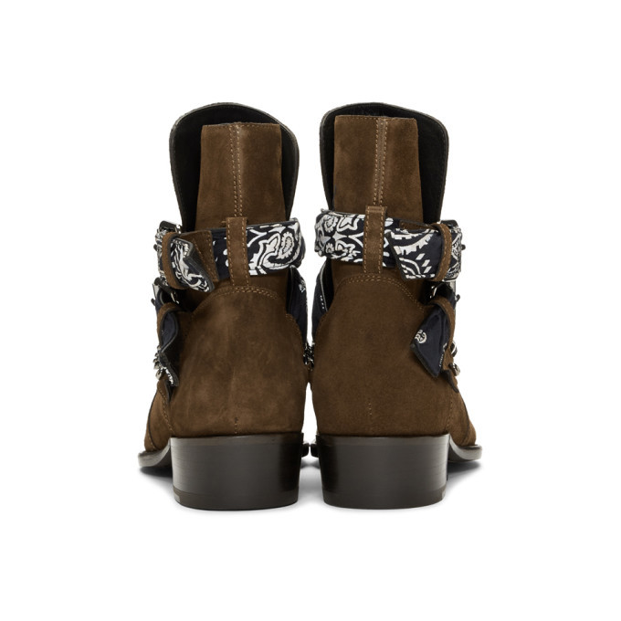 AMIRI Bandana Buckle Boots バンダナブーツ AMIRI Boots Bandana Buckle - Shoes - Save Extra 20% OFF