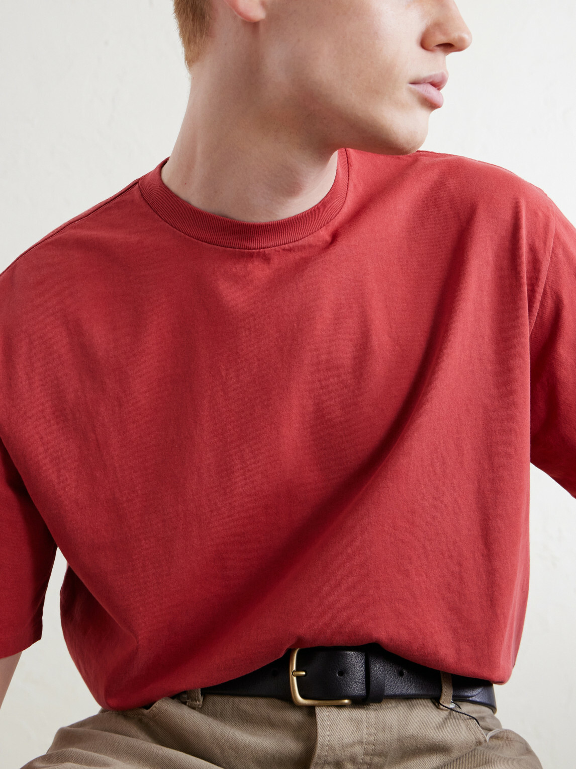 A.PRESSE - Cotton-Jersey T-Shirt - Red