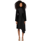 Ambush Black Waves Patchwork Drape Dress