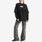 Daily Paper Women's Layered T-Shirt in Black