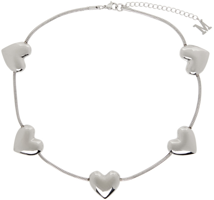 Photo: Marland Backus Silver Heart Strings Necklace