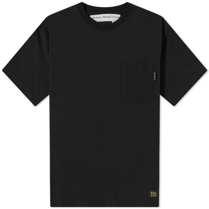 Photo: Advisory Board Crystals Men's Pocket T-Shirt in Dark Grey
