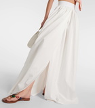 Adriana Degreas Cotton poplin maxi skirt