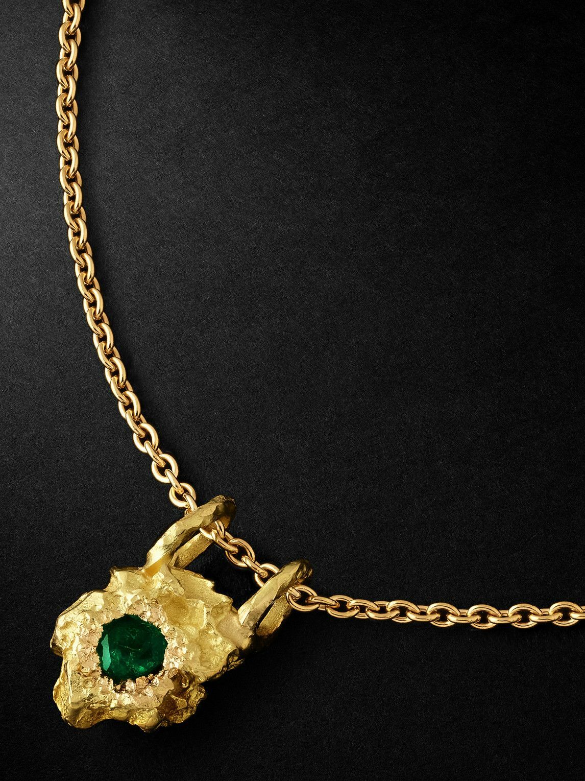 Elhanati - Men - Rock Gold Necklace Gold