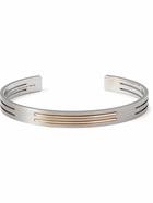 Le Gramme - 9g Titanium and 18-Karat Gold Cuff - Silver