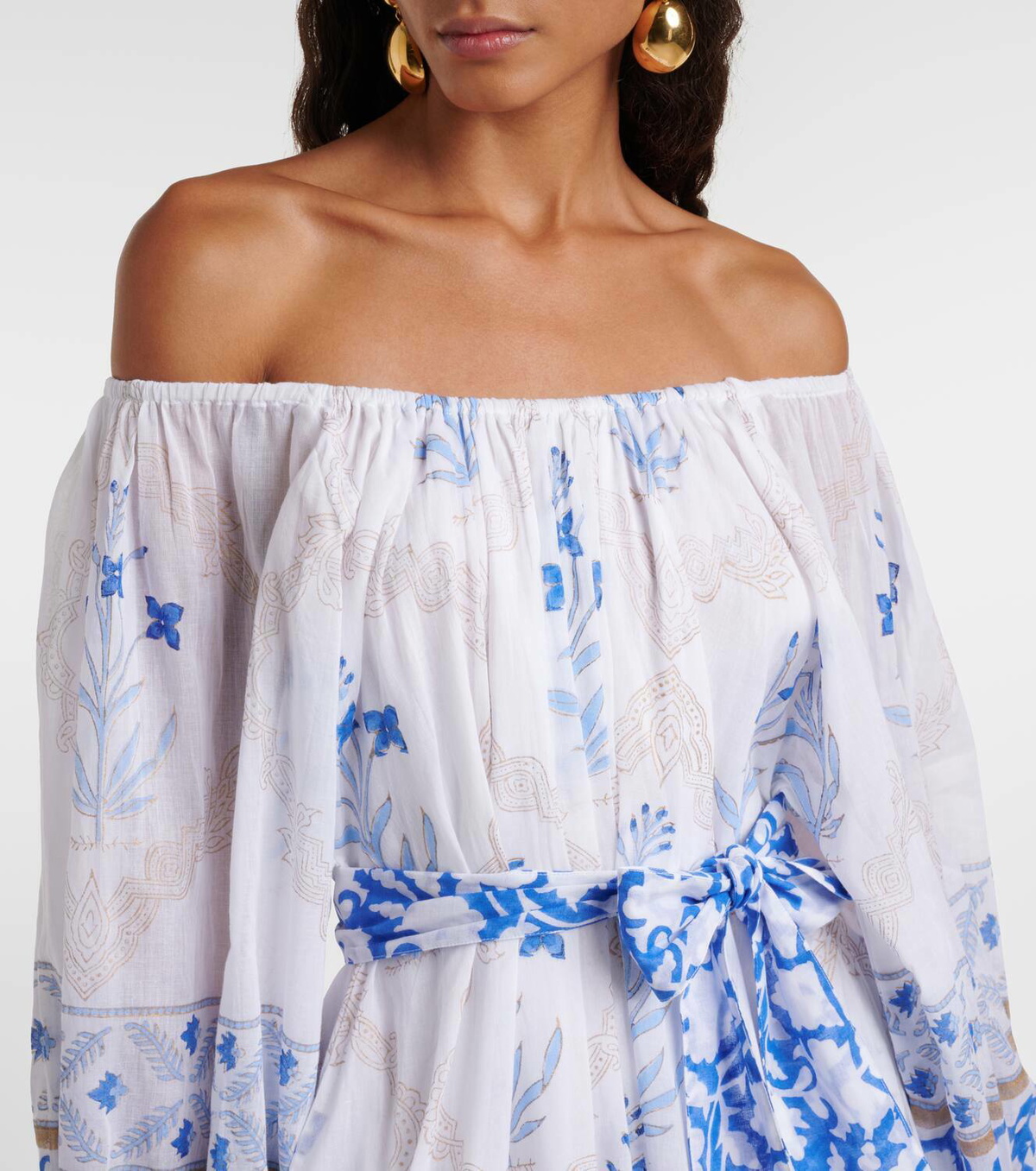 juliet dunn beach dress Juliet Dunn | Ombre Silk Maxi Dress 