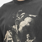 Off-White Men's Martyrdom Skate T-Shirt in Vintage Black