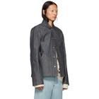 Loewe Blue Denim Botanical Jacket