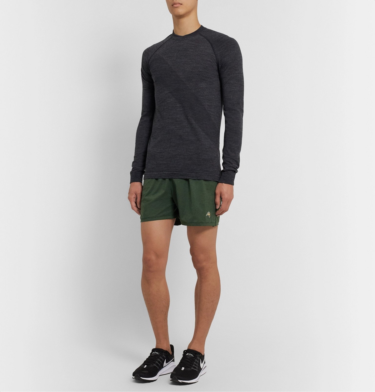 Tracksmith - Session Stretch-Jersey Shorts - Green