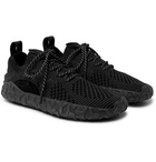 adidas Originals - F/22 Suede-Trimmed Primeknit Sneakers - Men - Black