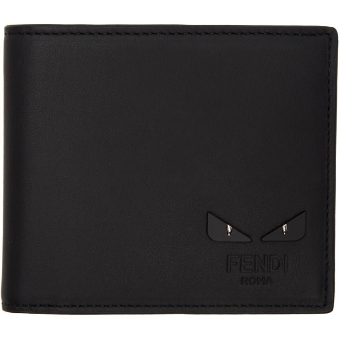 Photo: Fendi Black Bag Bugs Wallet 