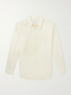 Studio Nicholson - View Striped Silk and Cotton-Blend Shirt - Neutrals