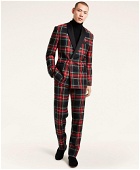 Brooks Brothers Men's Regent Fit Tartan Tuxedo Jacket | Red
