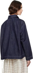 CASEY CASEY Indigo Drays Travail Denim Jacket