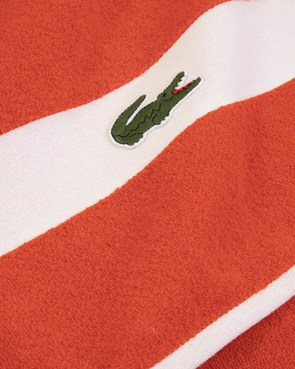 Lacoste Lcasual Bath Towel 70 C Mx140 Cm Red Bathing