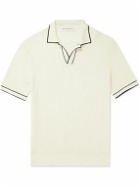 Orlebar Brown - Horton Merino Wool Polo Shirt - White