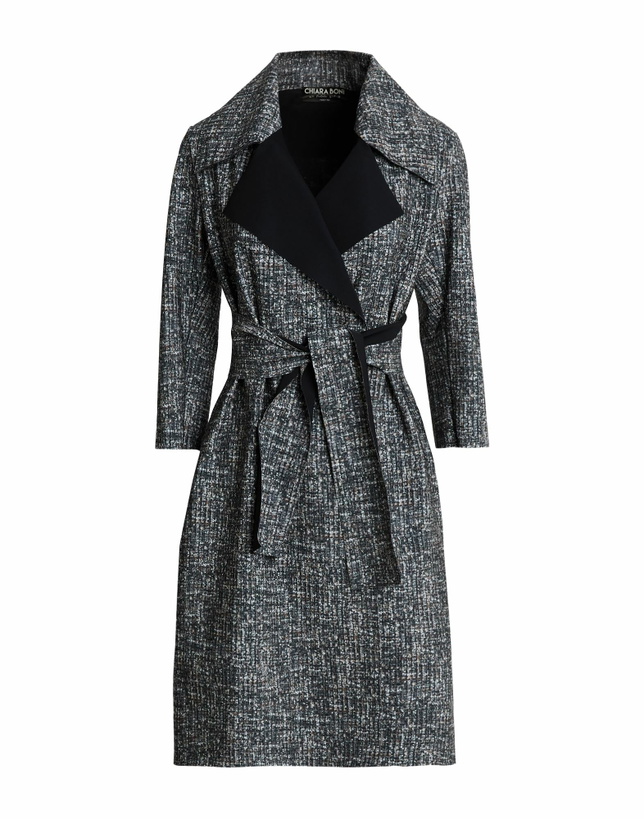 Photo: Chiara Boni La Petite Robe Womens Overcoat & Trench Coat in Grey