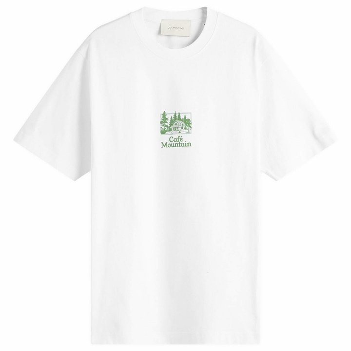 Photo: Café Mountain Men's Shelter T-Shirt in Natural