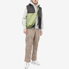 Taion Men's Reversible Down Vest in Black/Black