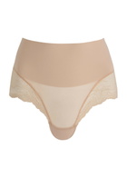 Spanx Undie-tectable Lace-trimmed Seamless Briefs Nude